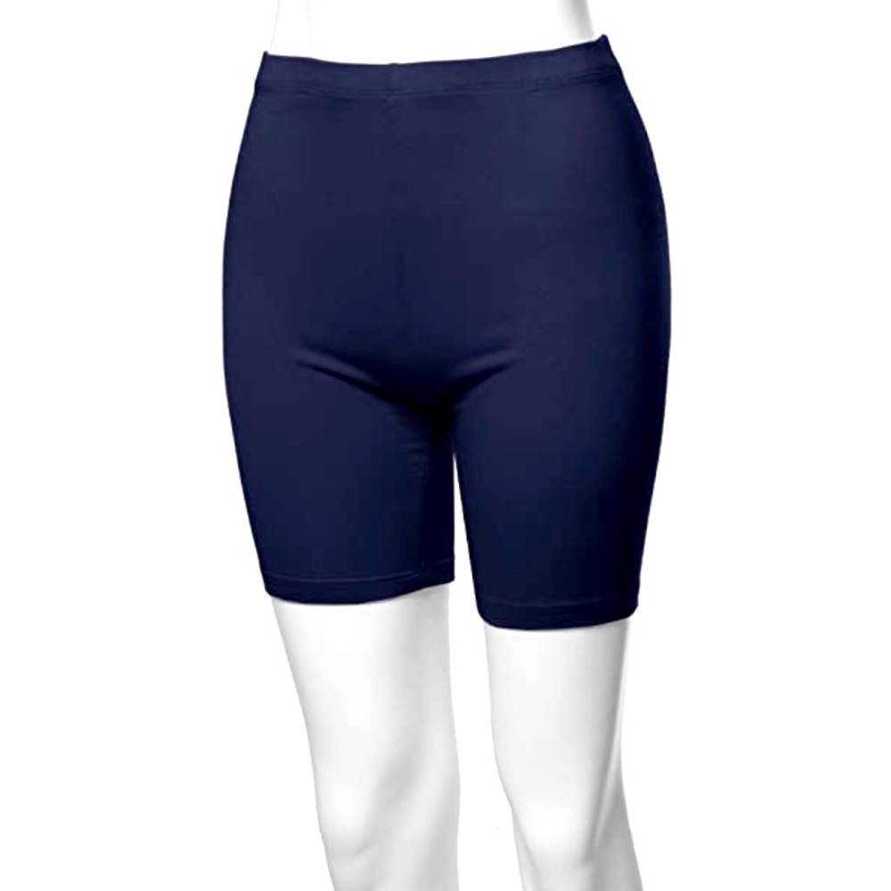 Navy Blue Biker Shorts